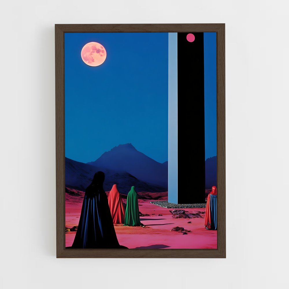 Poster Tour de la Réflexion – affiche Art spatial (vue 5)